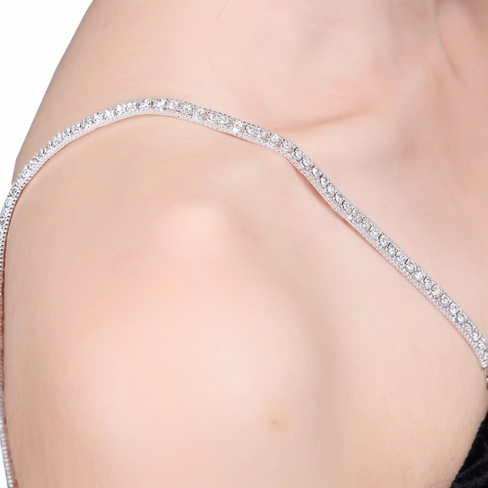 Click the picture to buy Closecret Women’s dense rhinestone bra straps