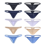 Men's Thongs, Closecret Lightweight Cotton Underwear Pack of 5pcs G-strings