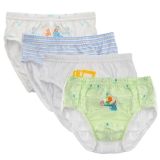 Closecret Kids Series Baby Underwear Little Boys' Lightweight Cotton Briefs (Pack of 4)  