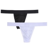 Nightaste Men Underwear Sexy T Back Thong(Black ,White)